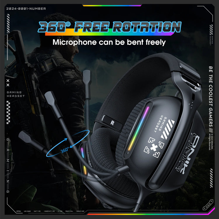 Headset Gamer X12 – Som Imersivo, Cancelamento de Ruído e Microfone Integrado (3.5mm)